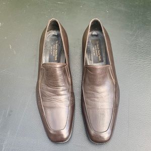 To Boot New York Slip on Dress Shoes size 43/ 9.5 Brown Leather